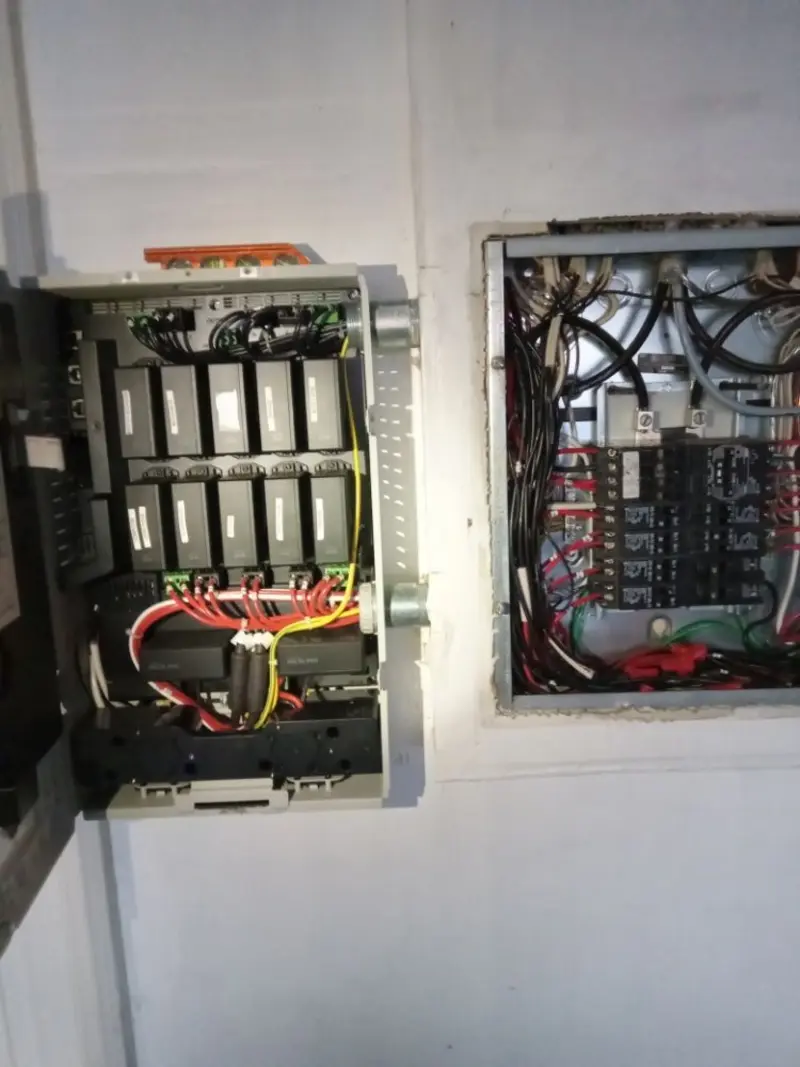 Electrical panel upgrade completed for Security Camera Wiring in Paterson